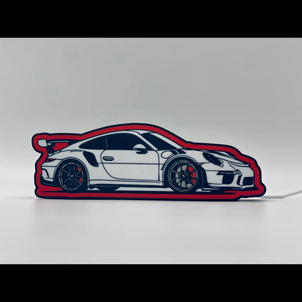 Porsche GT3 RS 3D Printed PLA Light Box