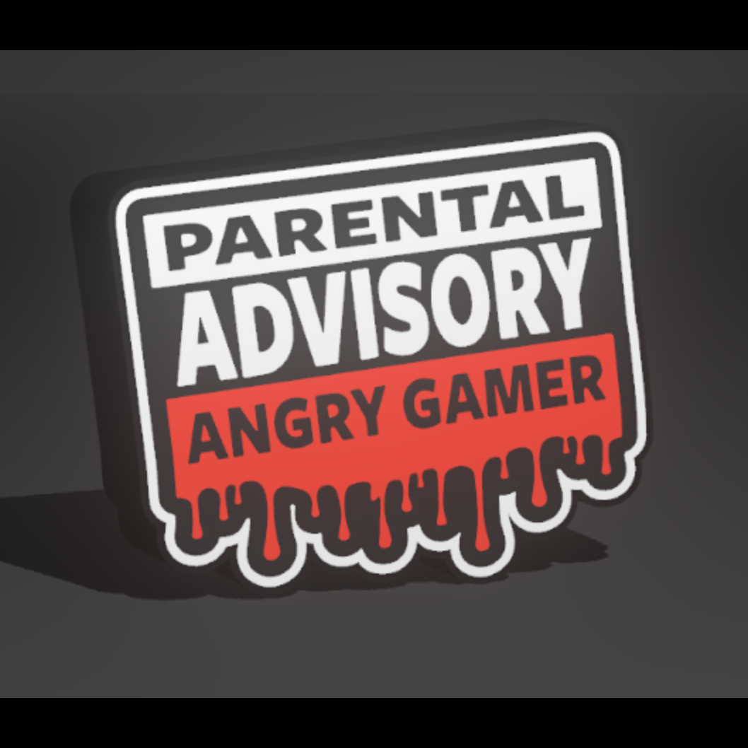 Parental Advisory Angry Gamer Lightbox