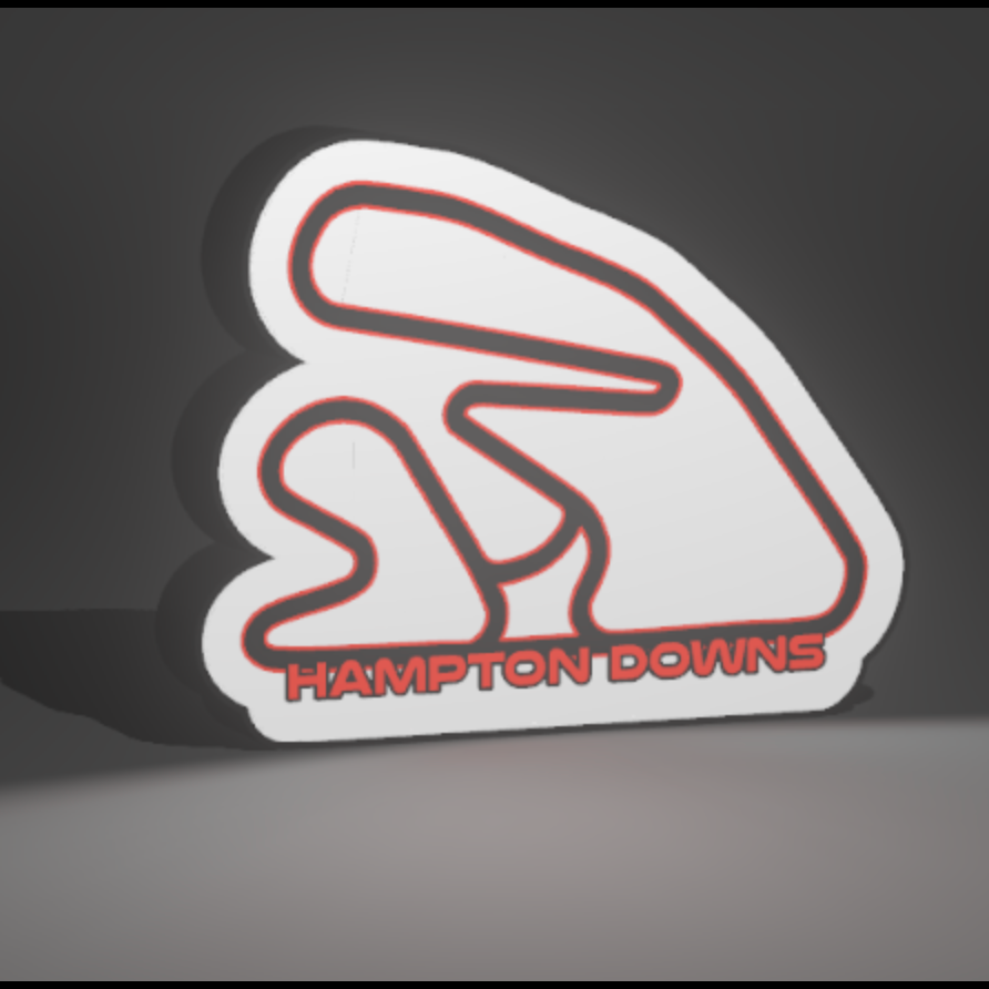 Hampton Downs 3D Printed PLA Light Box