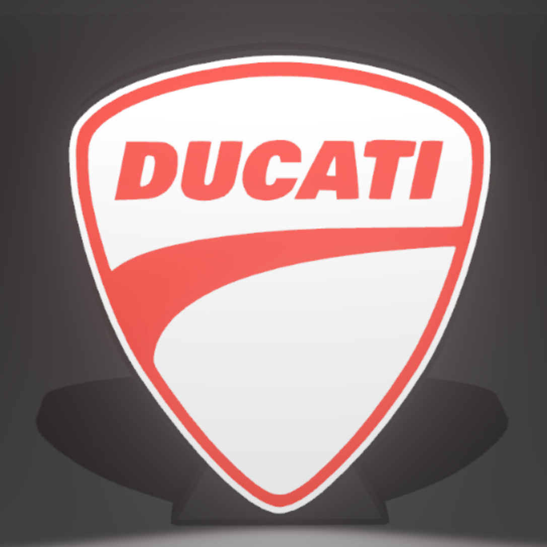Ducati 3D Printed LED Light Box – Motorcycle Enthusiast Edition