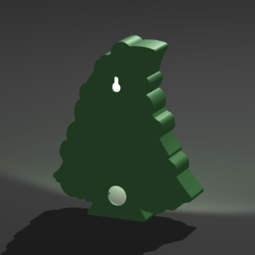 Christmas Tree 3D Printed PLA Light Box – Festive Holiday Décor